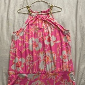 Lilly Pulitzer halter top size XL. Worn a few times. True to size